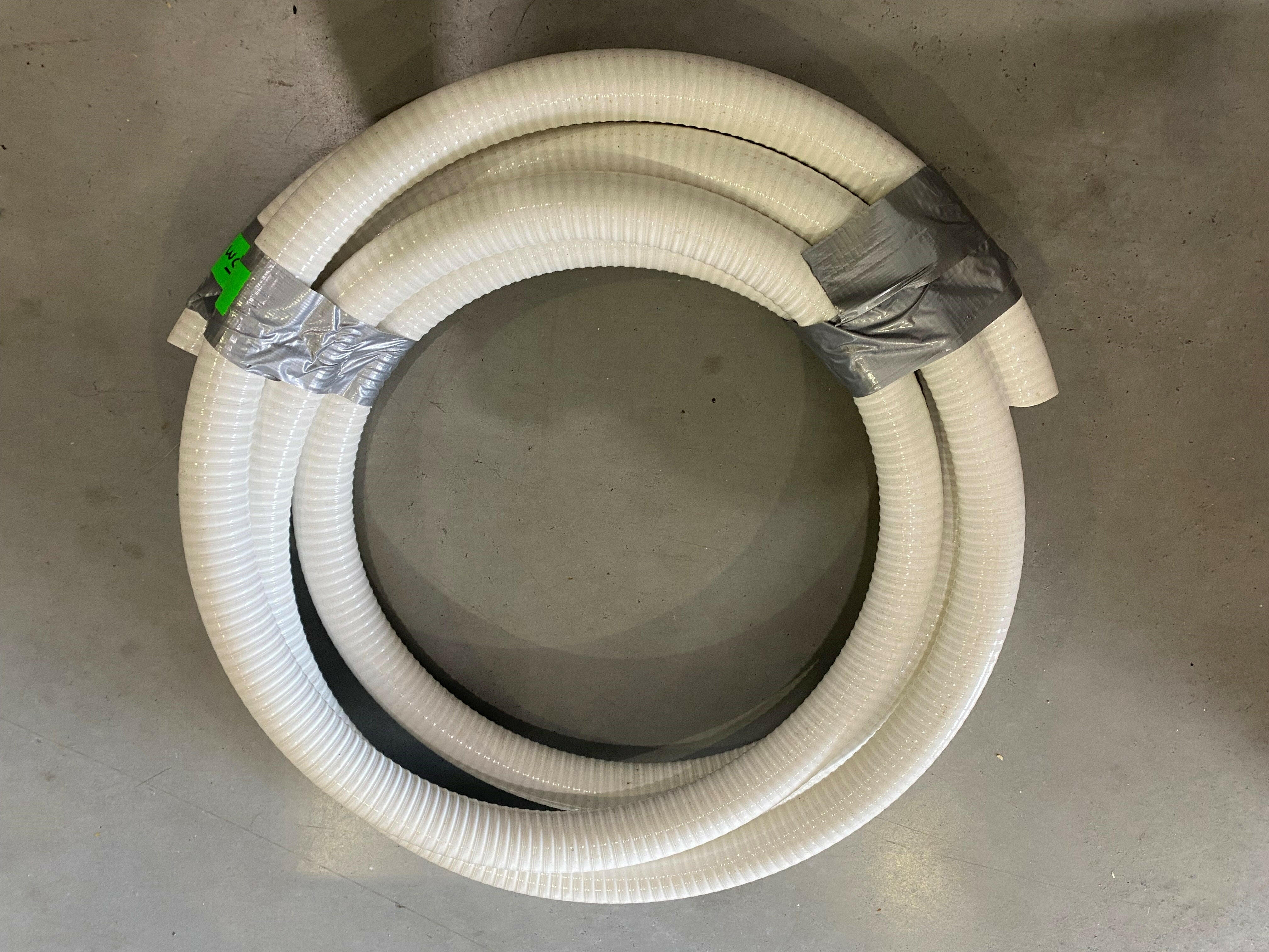 White Marine Sanitation Hose.