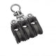 Barton Size 0 Plain Block Triple Swivel (White Sheaves)- N00310