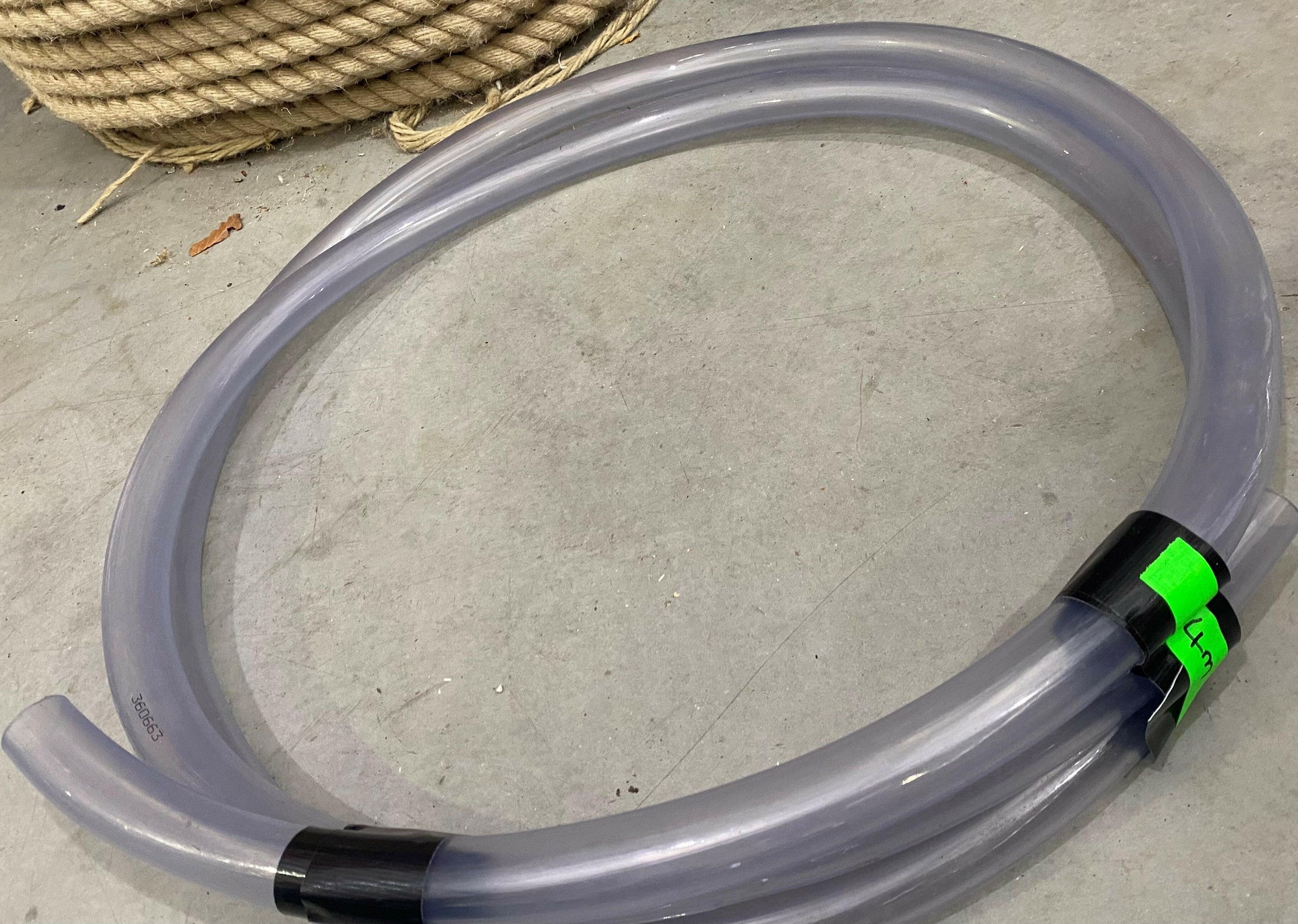 Non-Reinforced PVC Clear Hose.