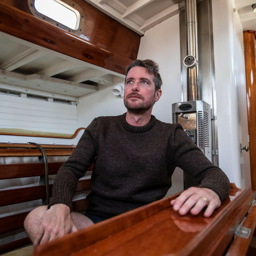 Arthur Beale Oiled Wool Pelmo® Jumper.