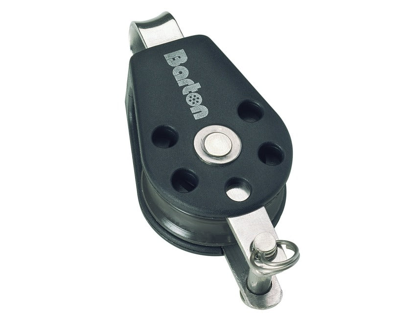 Barton Single, Fixed Eye + Becket - Ball Bearing Block S2 - N12111