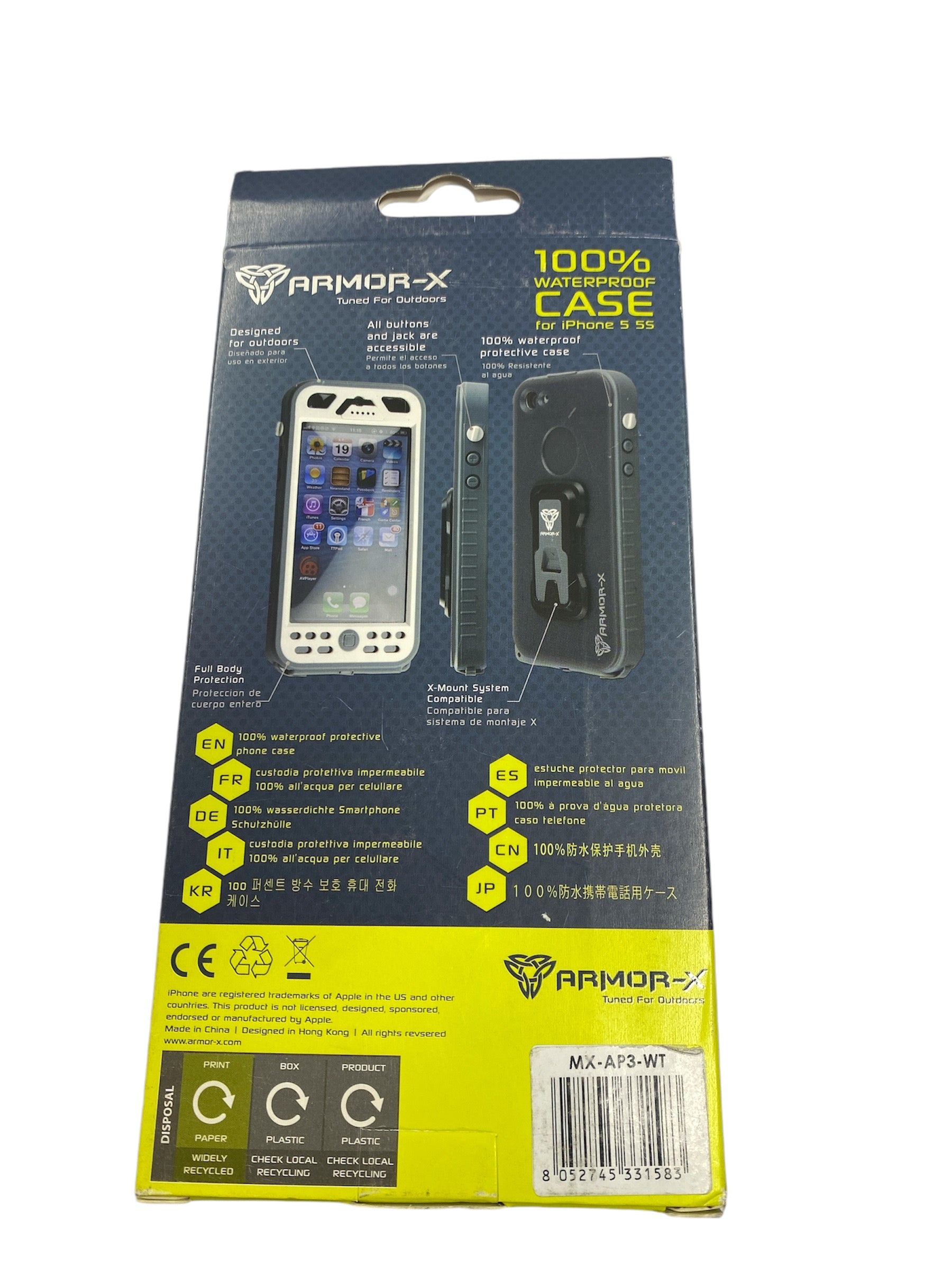 Armor-X iPhone 5/5S Waterproof Case