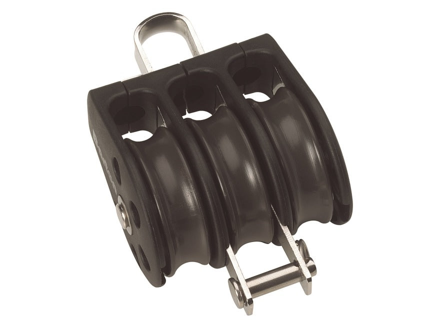 Barton Triple, Fixed Eye + Becket - Ball Bearing Block S3 - N13311