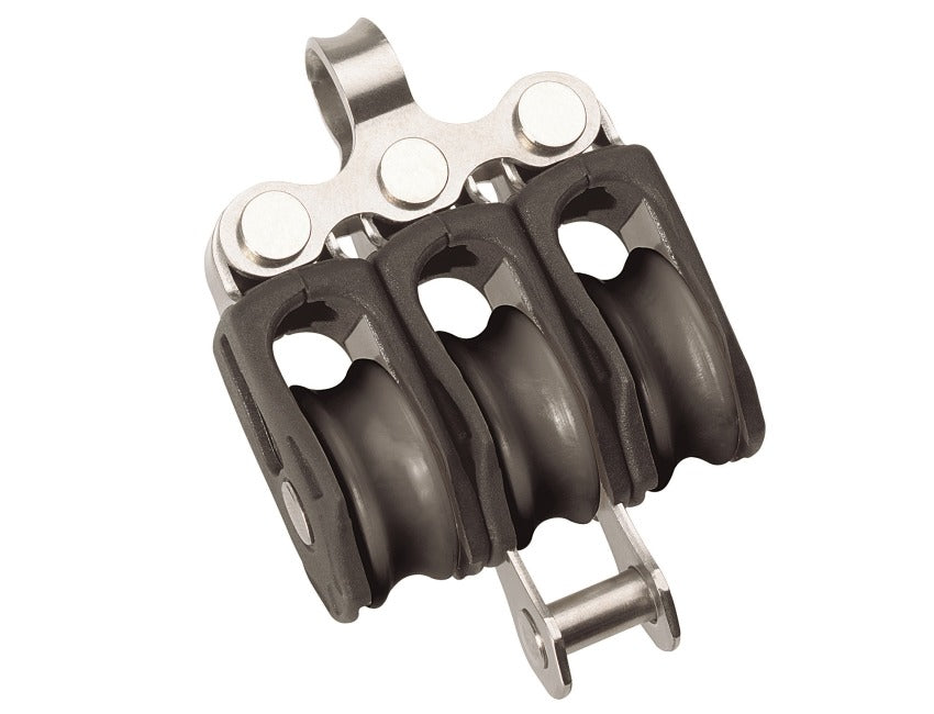 Barton Triple, Fixed Eye + Becket - Ball Bearing Block Size 0 - N10311