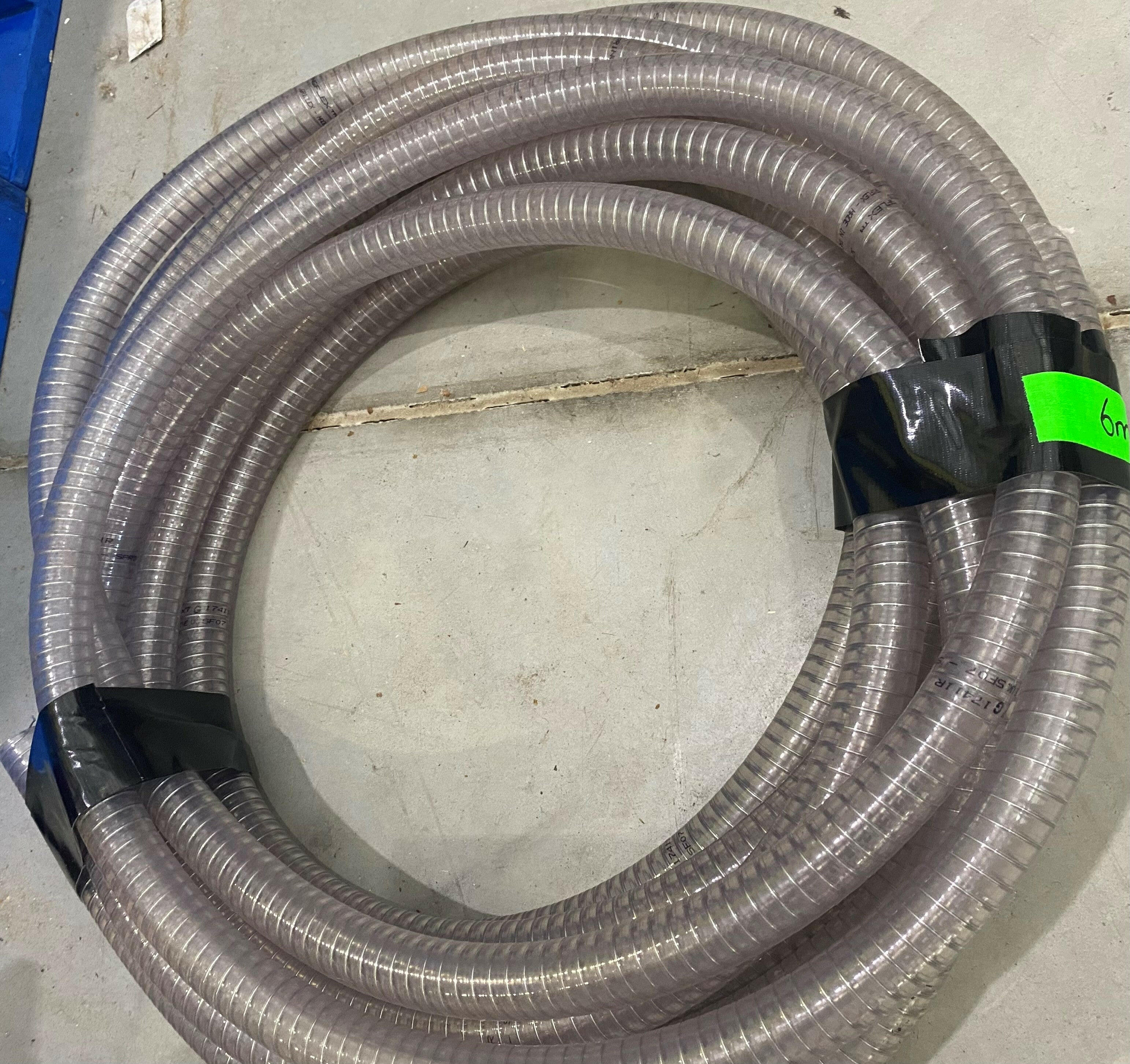 Clear Wire-Reinforced Hose.