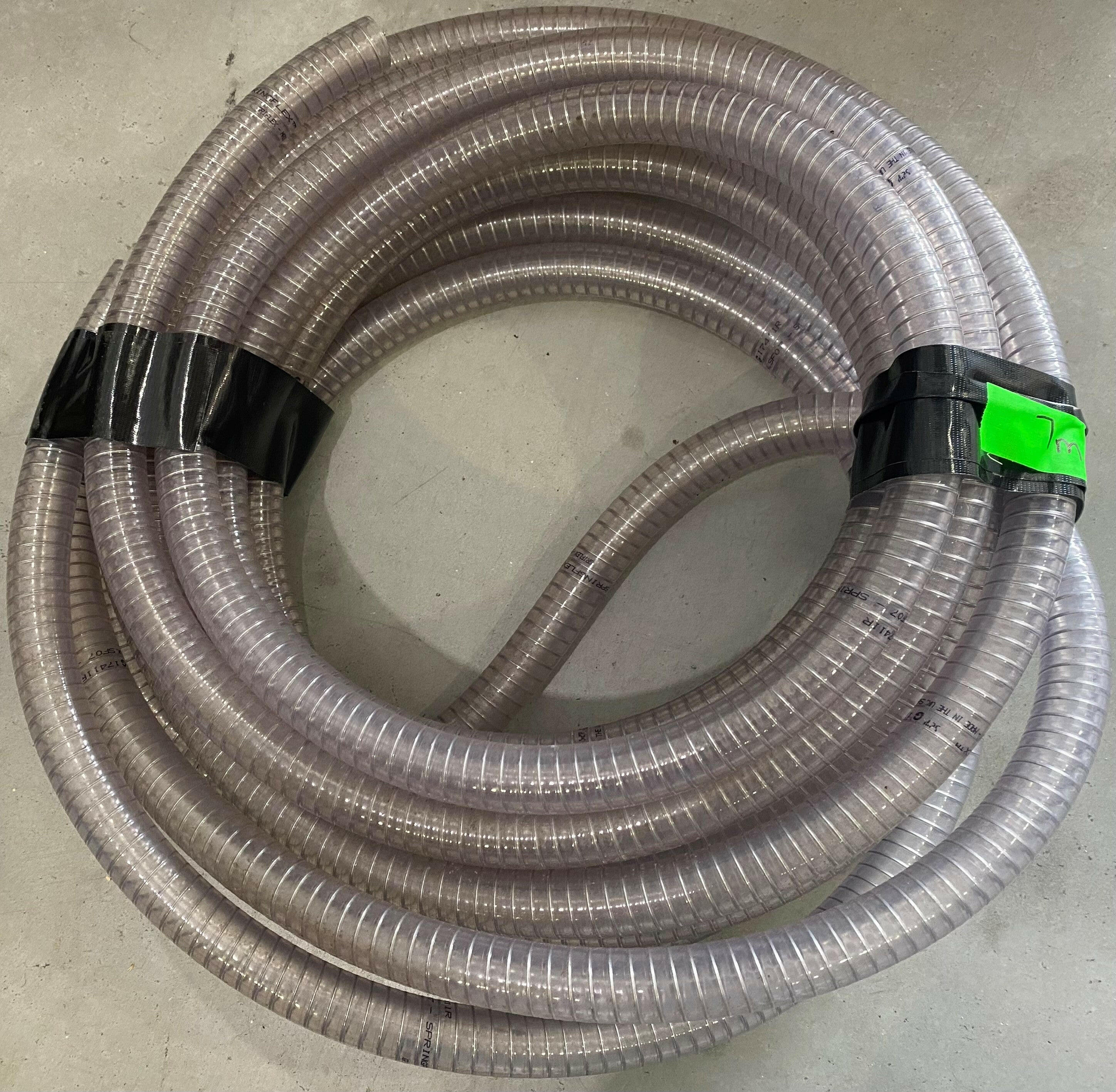 Clear Wire-Reinforced Hose.