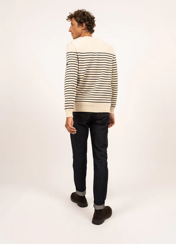 Saint James Binic striped sailor jumper Mens.