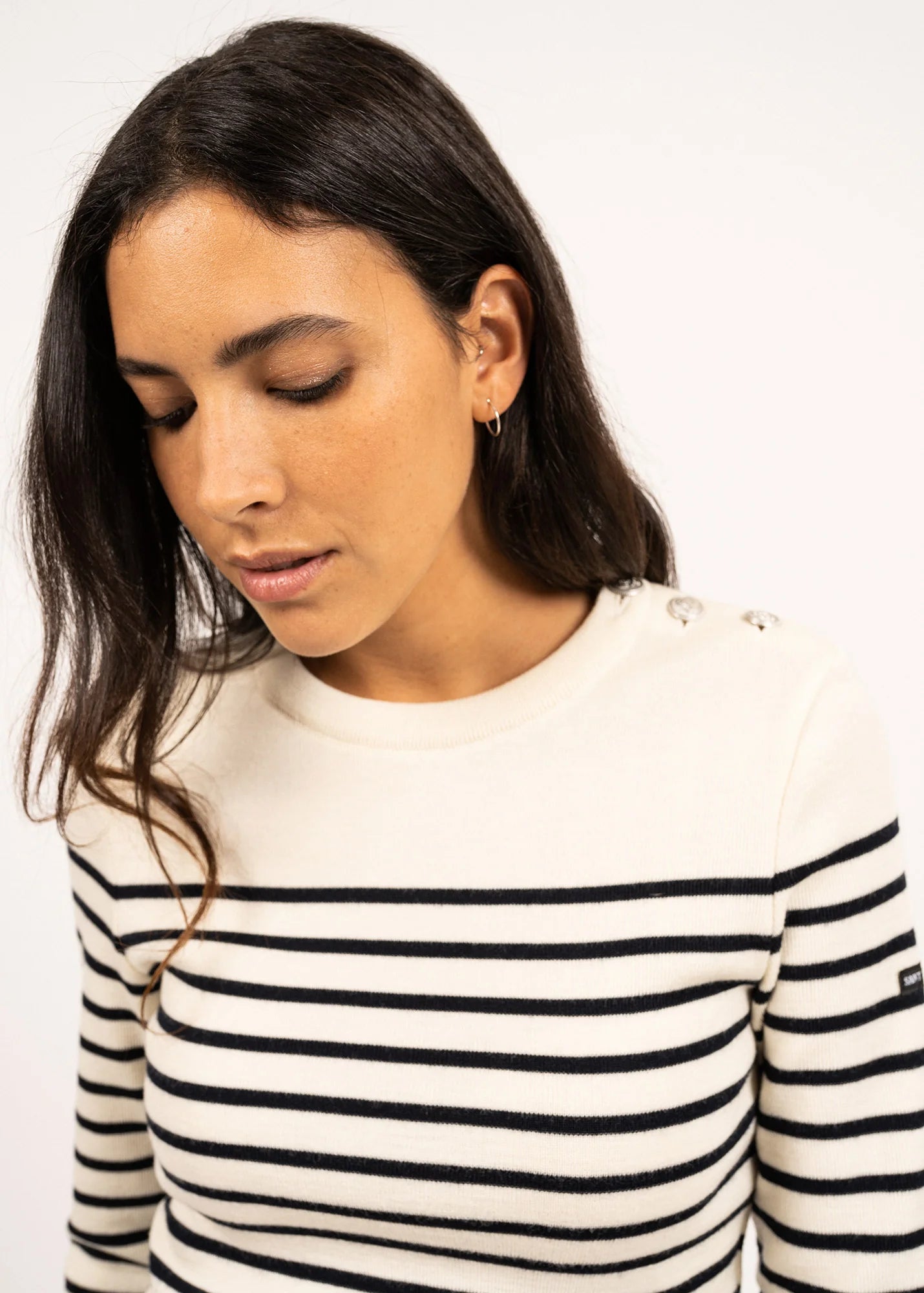 Saint James  Marée striped sailor jumper Womens.