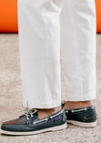 Sebago Mens Dockside Portland Shoes Blue Navy uk6.5 (Imperfect).