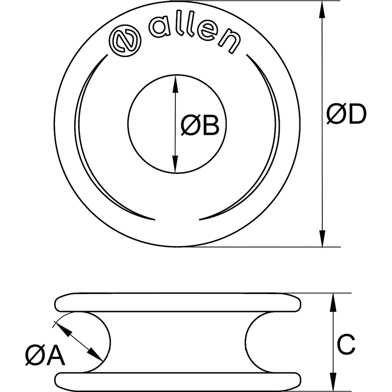 Allen Stainless Steel Thimble 13mm
