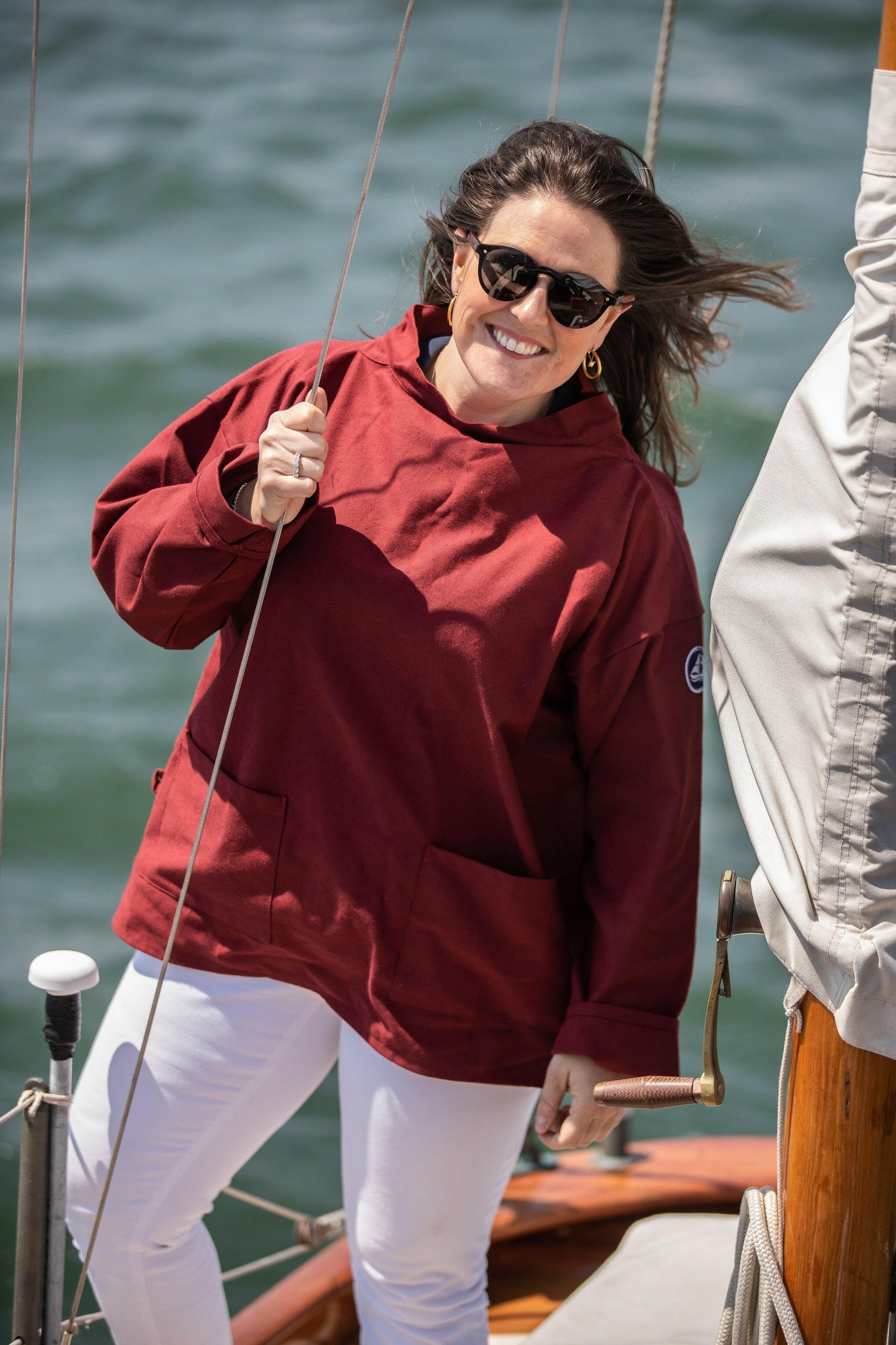 Arthur Beale Boat Neck Smock.