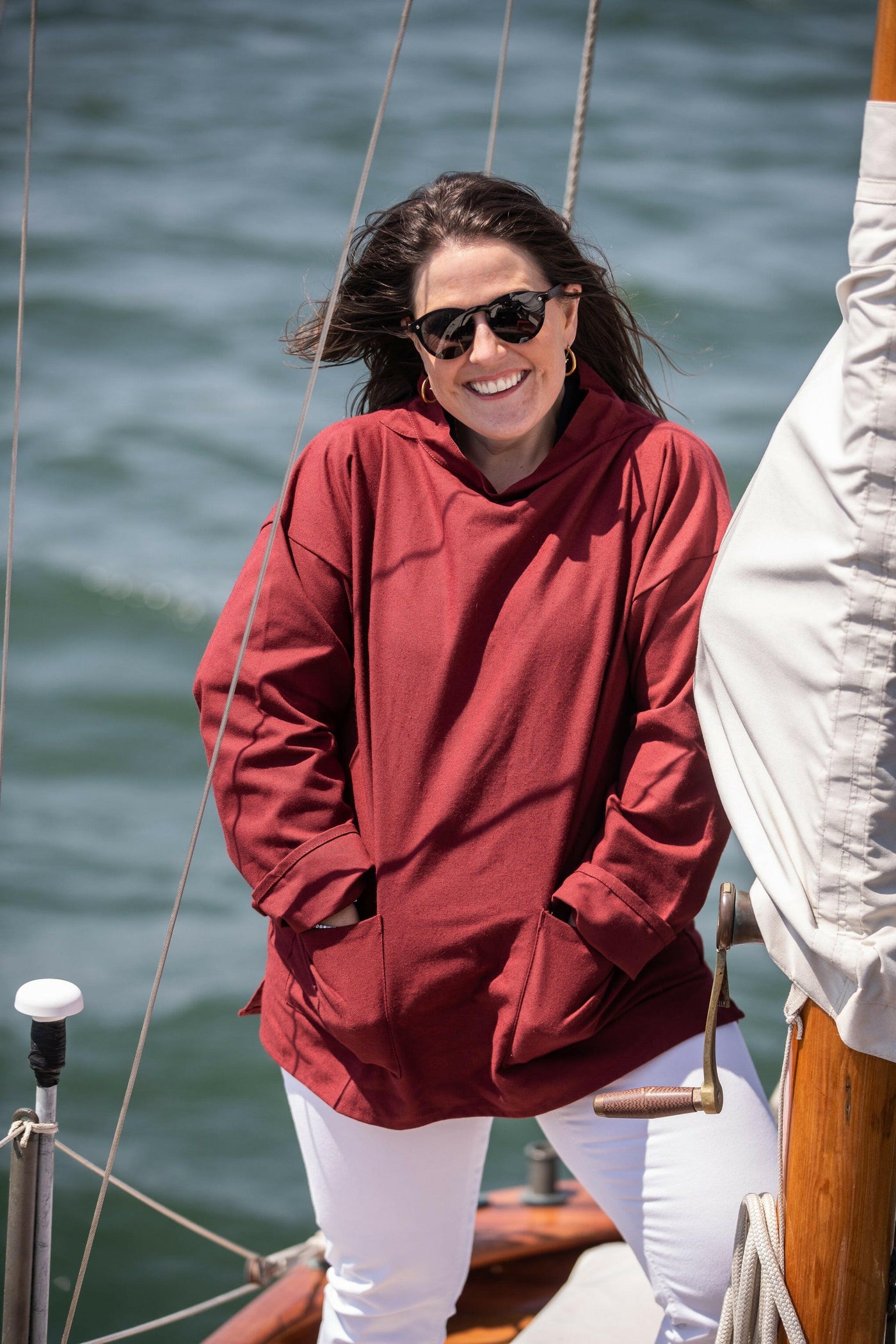 Arthur Beale Boat Neck Smock.