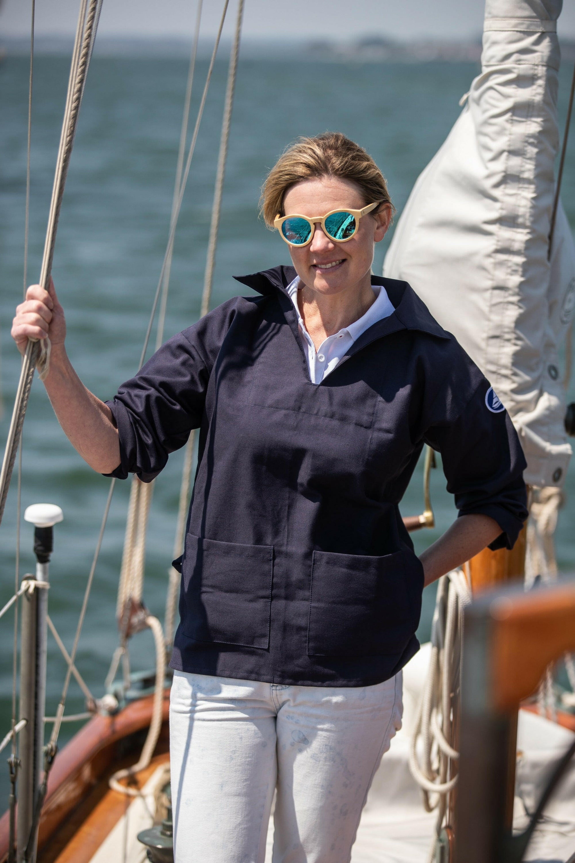 Arthur Beale Open Neck Sailors' Smock.