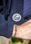 Arthur Beale Golden Globe Race Rope Bracelet (Gold hardware)