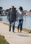 Arthur Beale Marina Cotton Striped T-shirt (Long Sleeve)