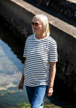 Arthur Beale Harbour Striped Cotton T-shirt (Short Sleeve)