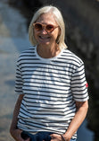 Arthur Beale Harbour Striped Cotton T-shirt (Short Sleeve)