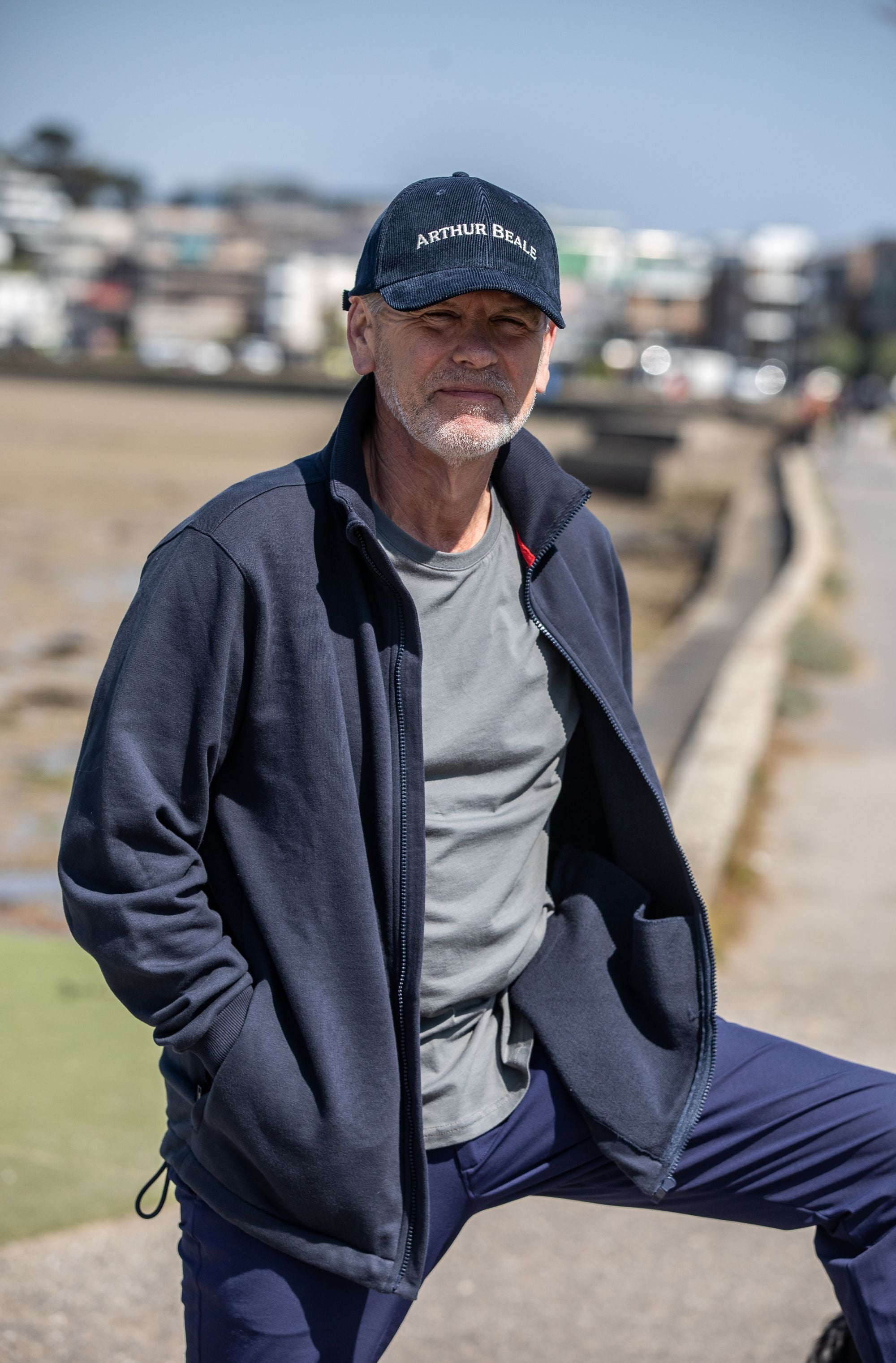 Arthur Beale Harbour Cotton Zip Jacket