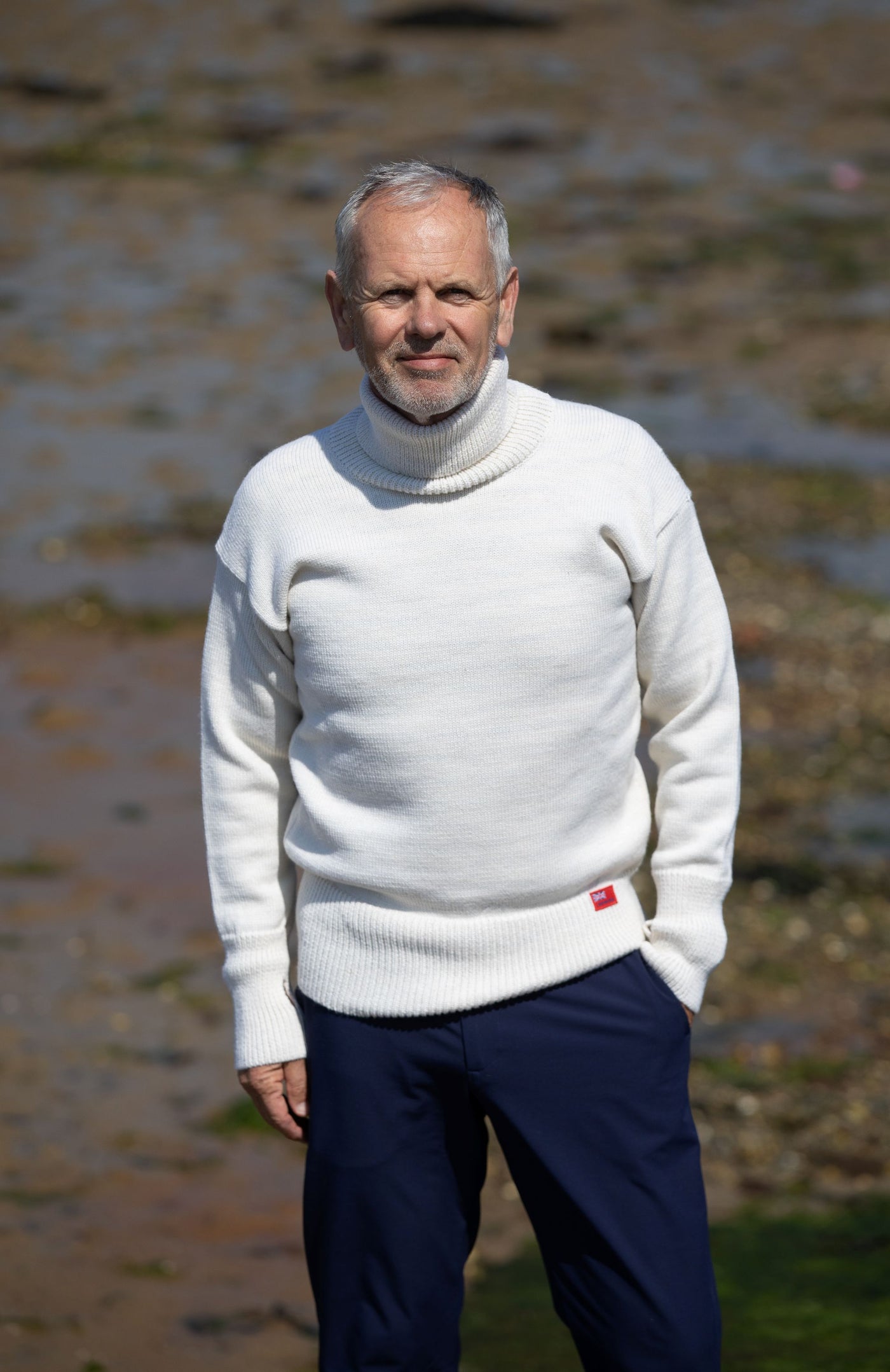Arthur Beale Oiled Wool Tor Jumper