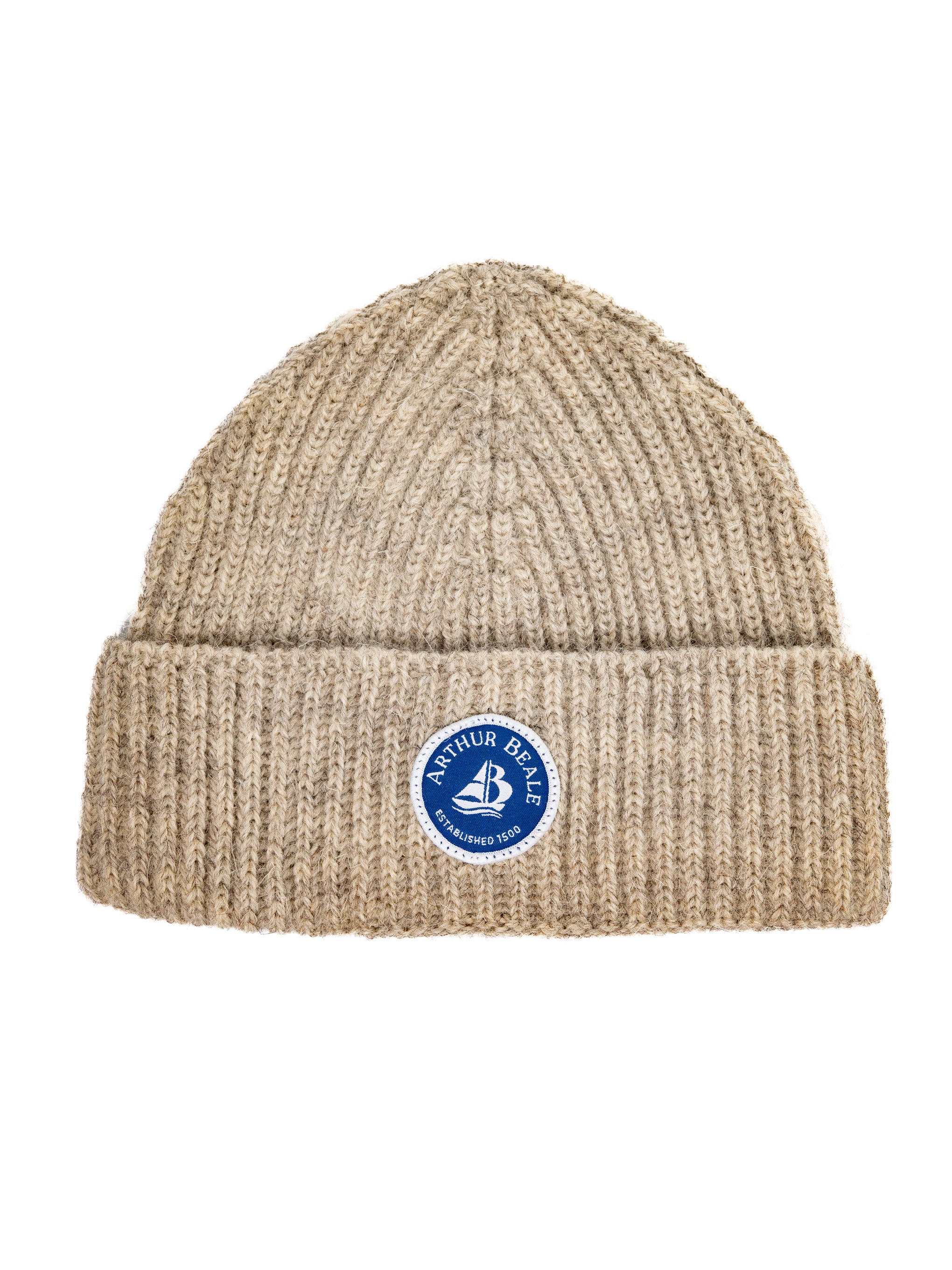 Arthur Beale Badge Beanie Hat.