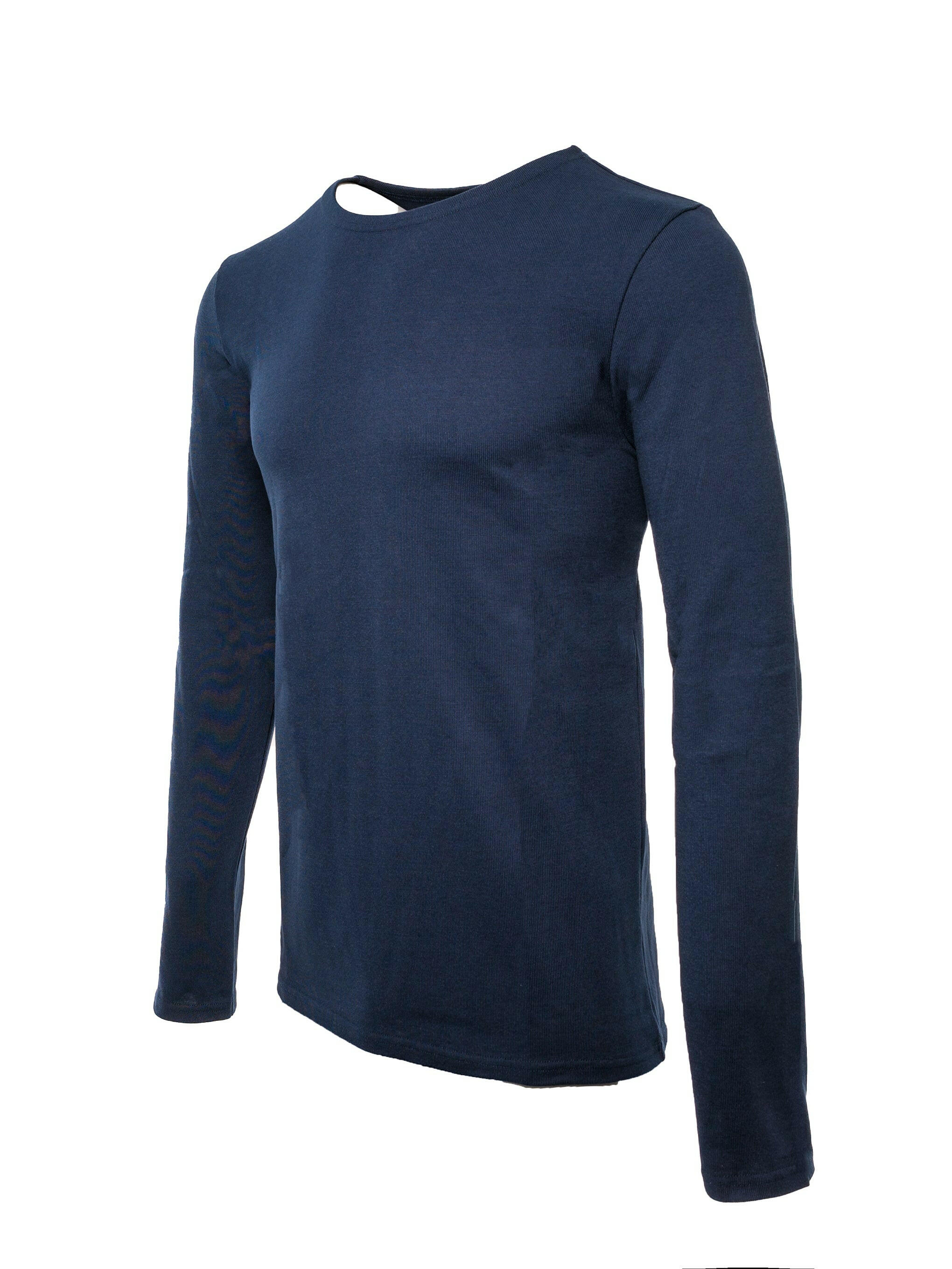 Arthur Beale Long Sleeve Navy T-shirt.