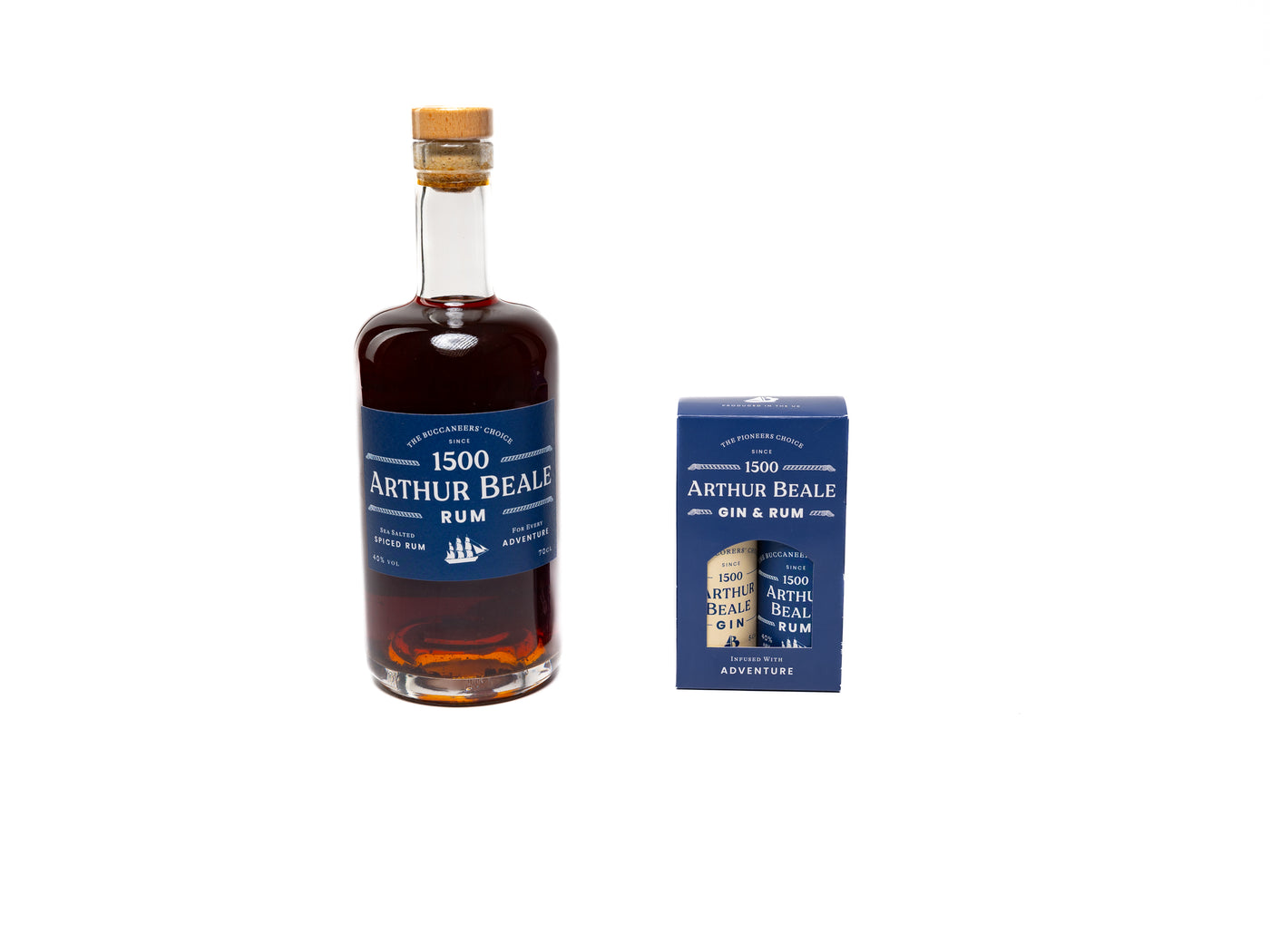 Arthur Beale Rum and Miniature gift set