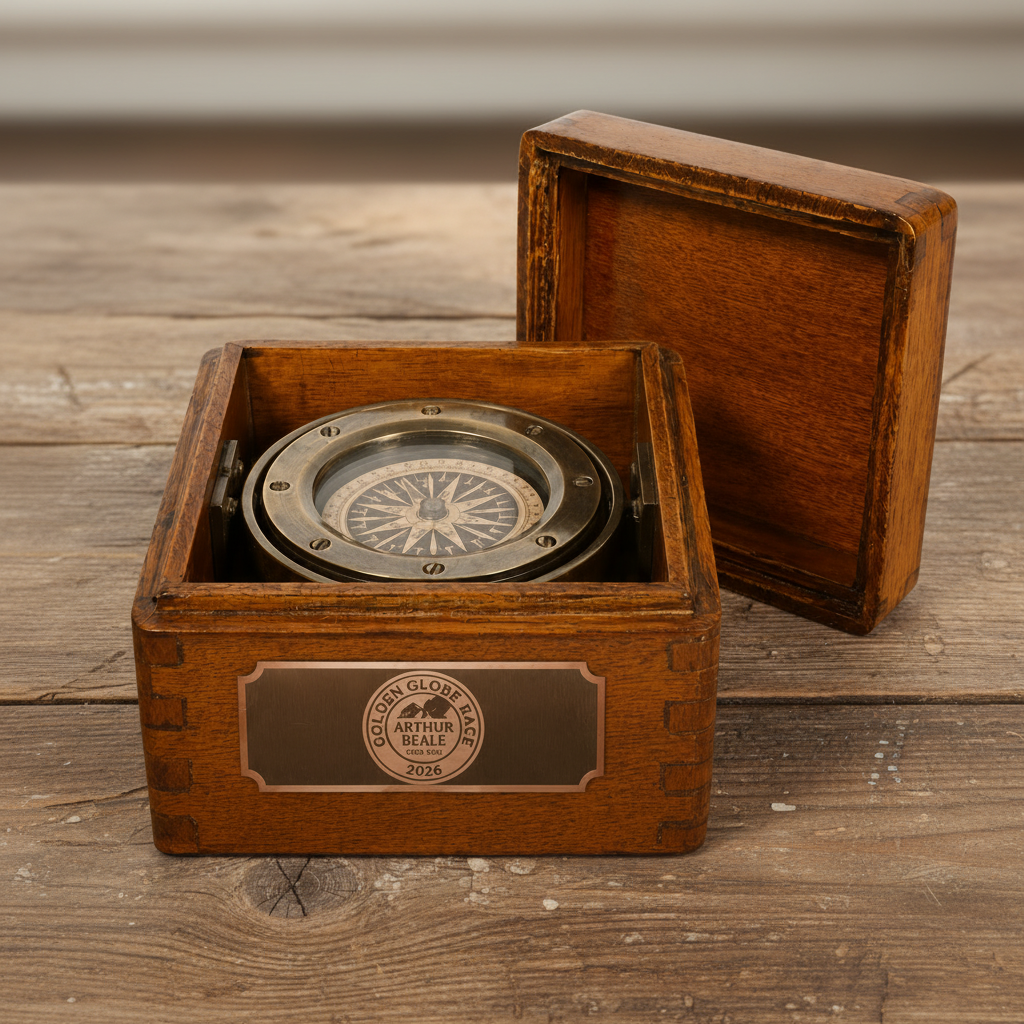 Arthur Beale Golden Globe Race Lifeboat Desk Compass