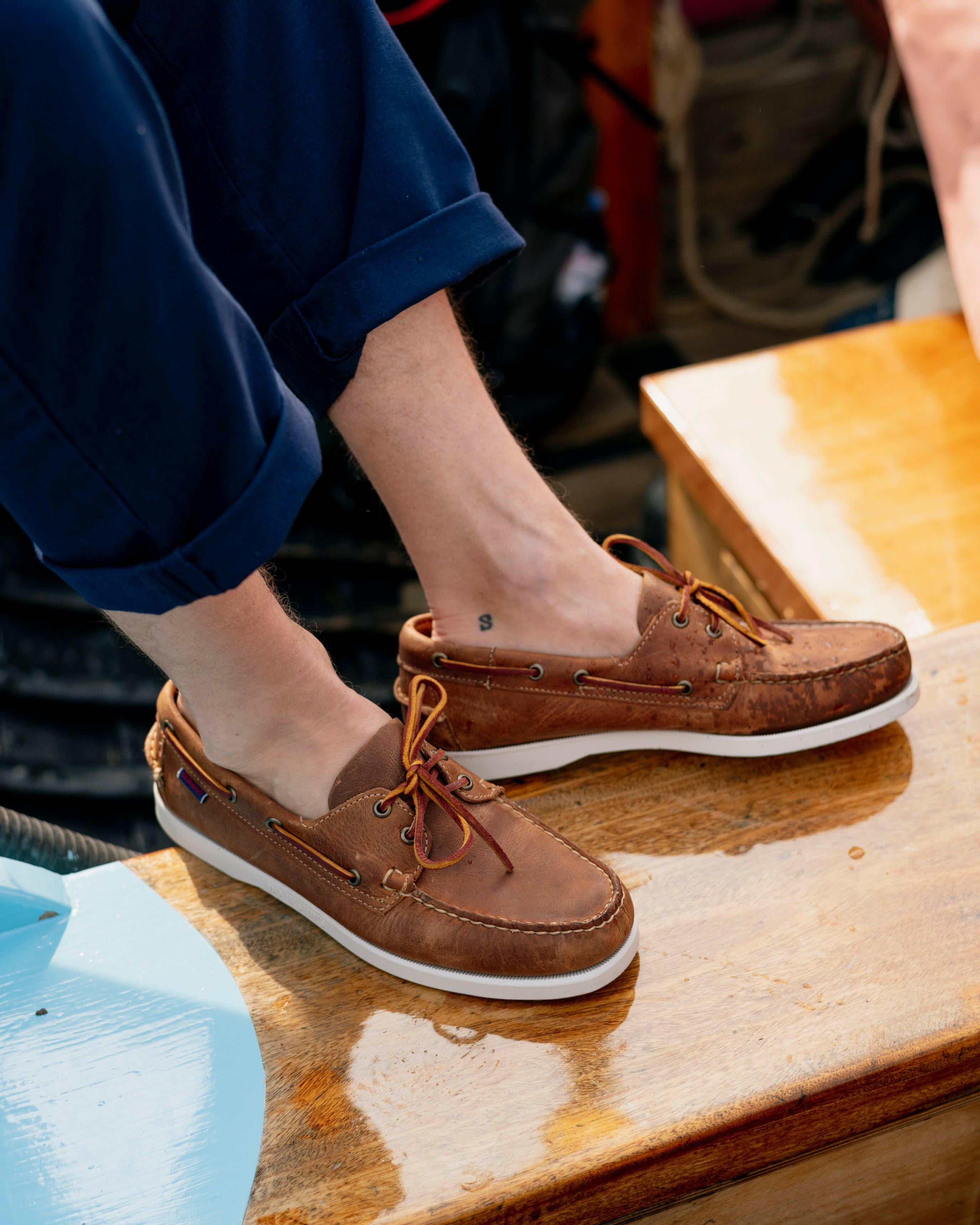 Sebago Mens Dockside Portland Shoes.