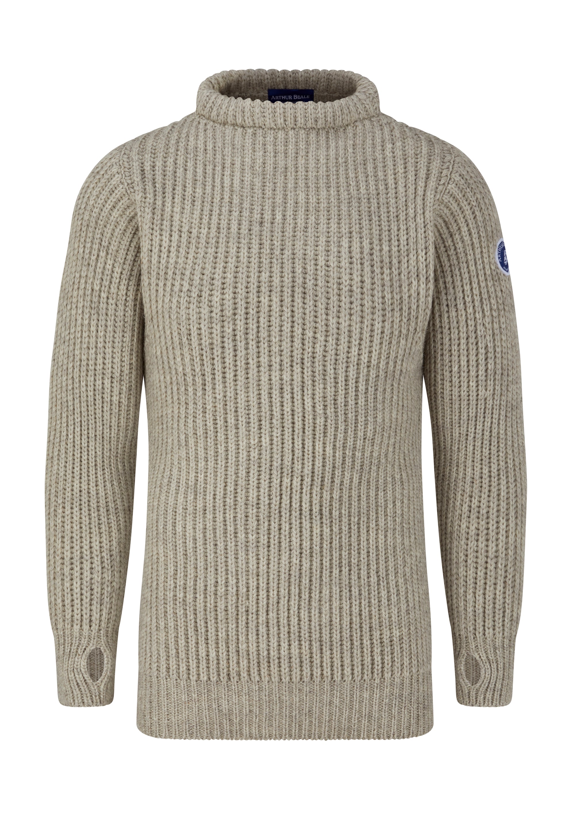 Arthur Beale Erebus® Boat Neck Pullover, Light Welsh Grey, XL (Imperfect)