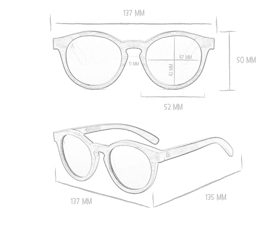 Origem Bamboo Sunglasses -Galapagos Grey💧.