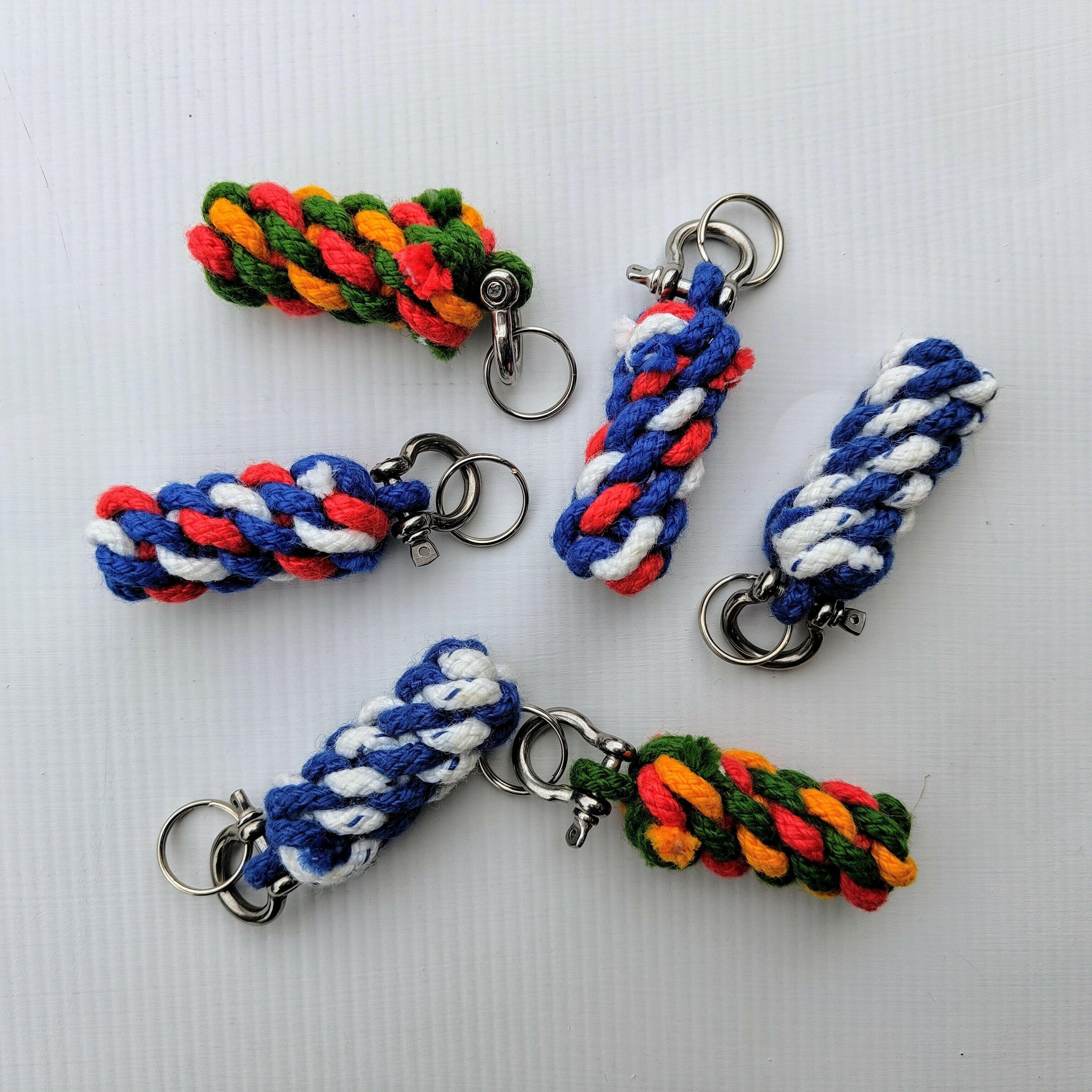 Fender Style Rope Keyring