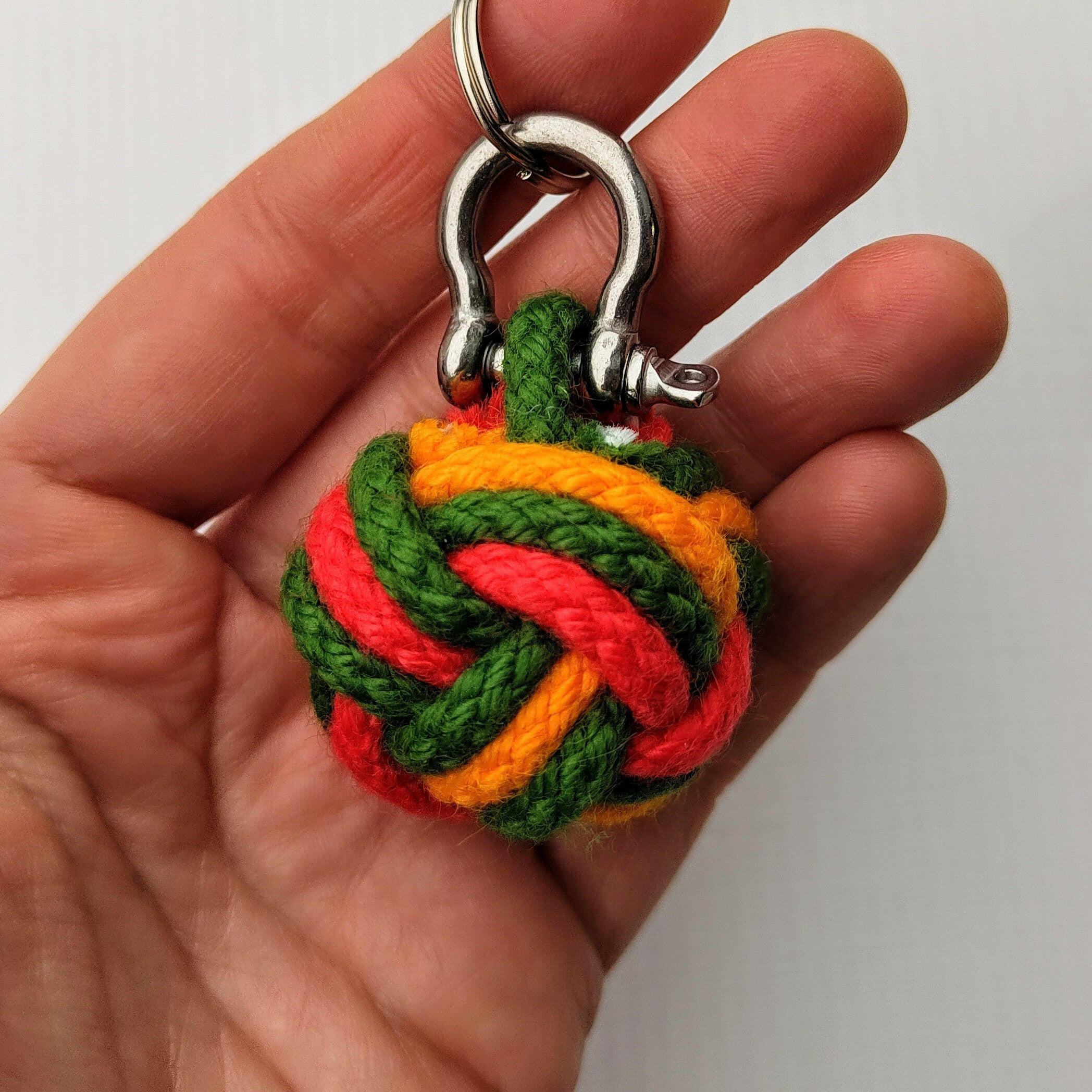 Manrope Knot Ball Key Ring.