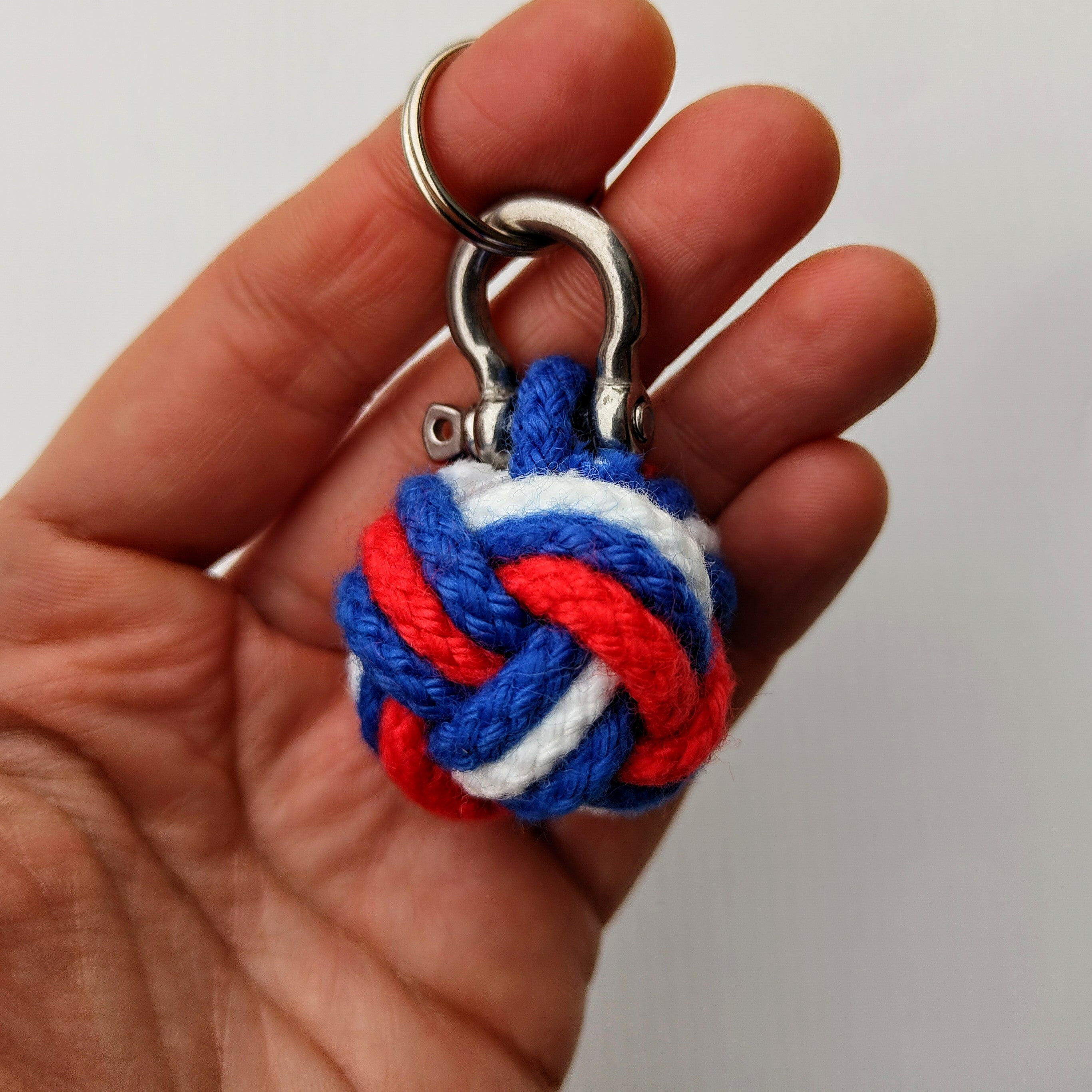 Manrope Knot Ball Key Ring.