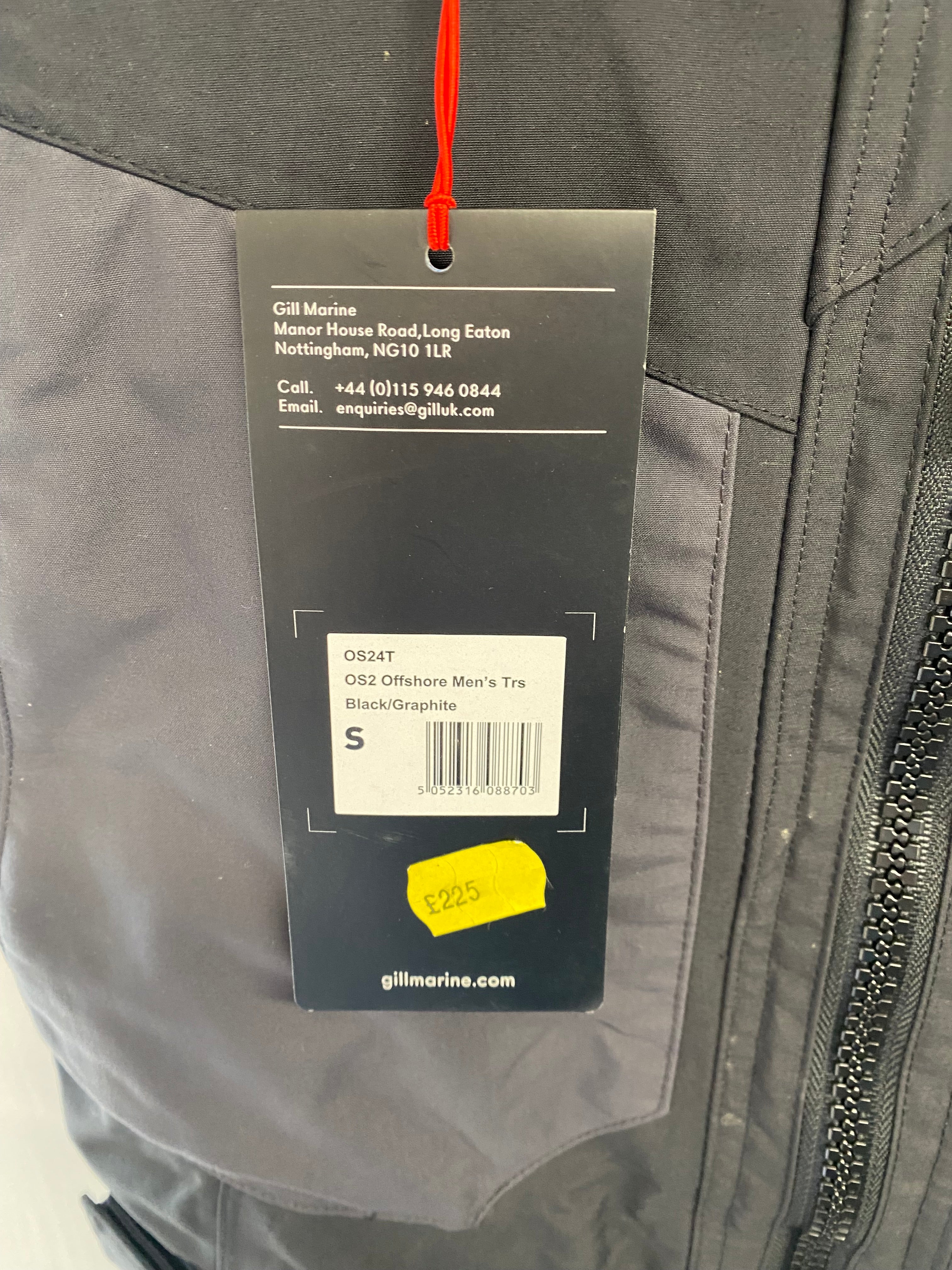 Gill OS24T Mens' Offshore Trousers, Small (Shop Soiled)