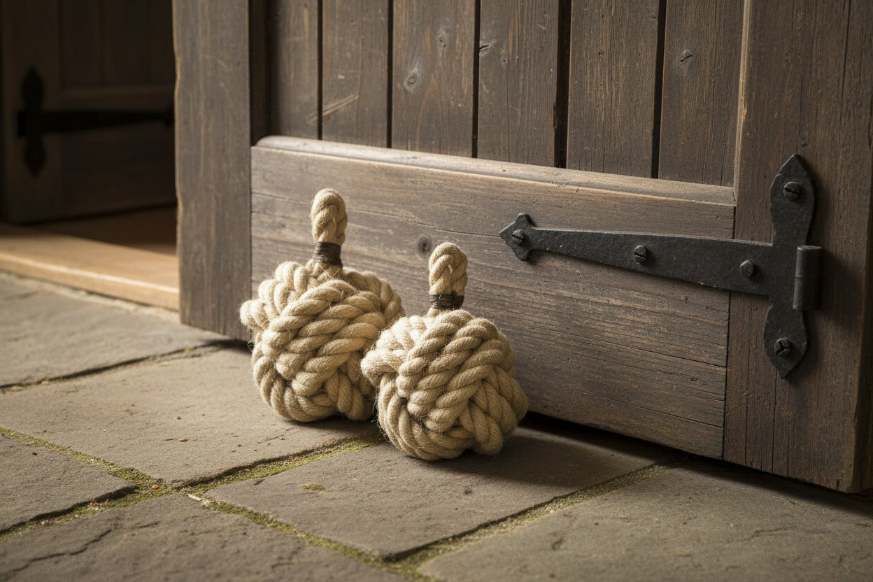Arthur Beale Flax Rope Door Stop