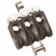 Size 0 20mm Plain Bearing Pulley Block Triple Fixed Eye & Becket