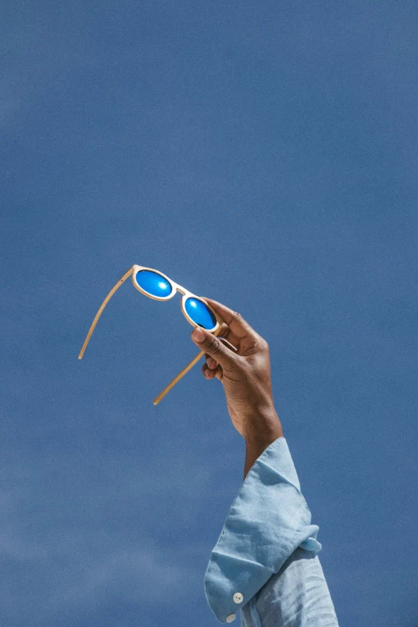 Origem Bamboo Sunglasses - Noosa Blue