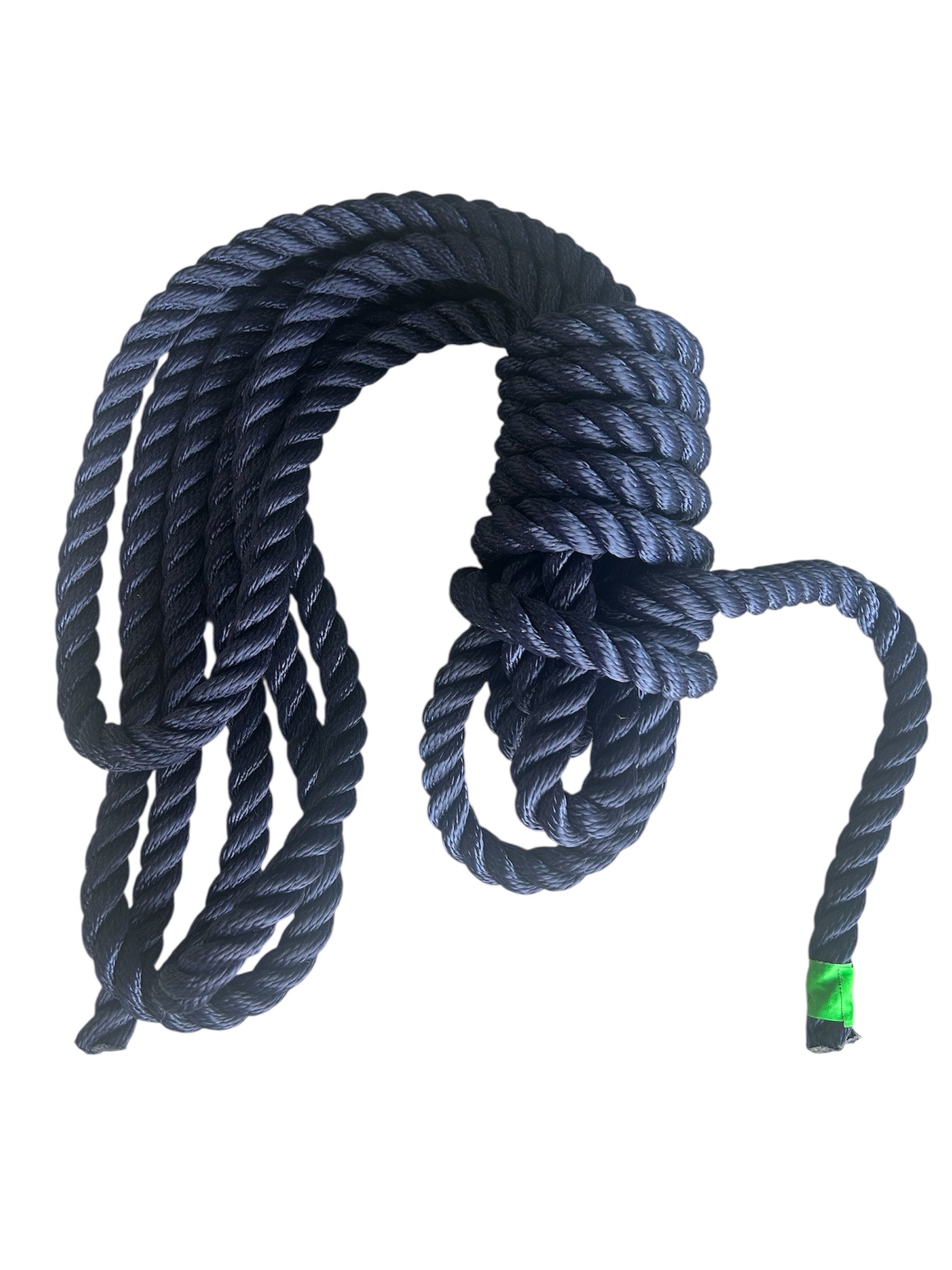 Pre cut 16mm x 7.5m Navy Polyester rope