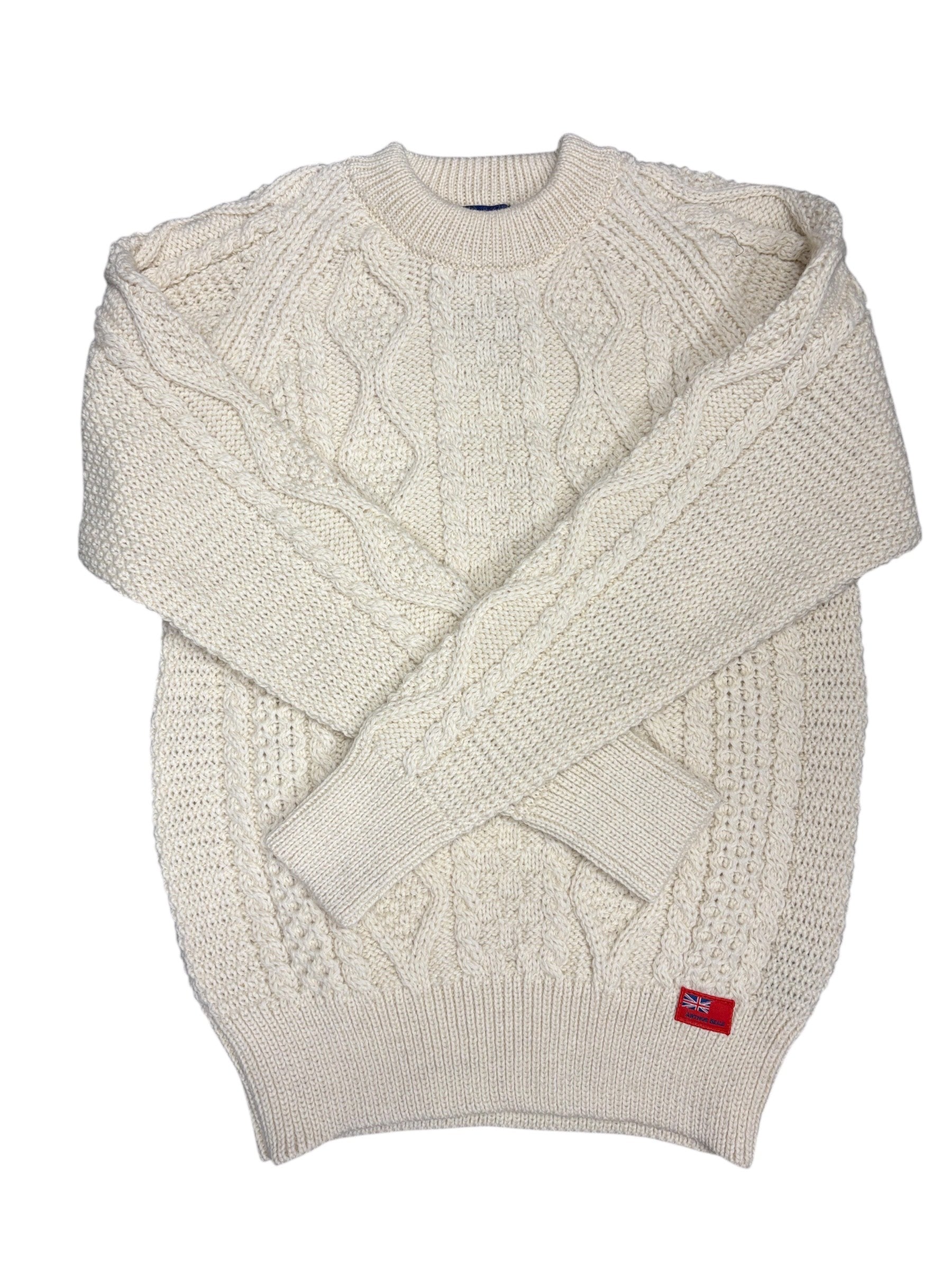 Arthur Beale Aran Woollen Jumper