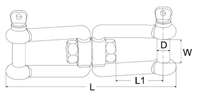 Jaw and Jaw Swivels  - Stainless Steel.