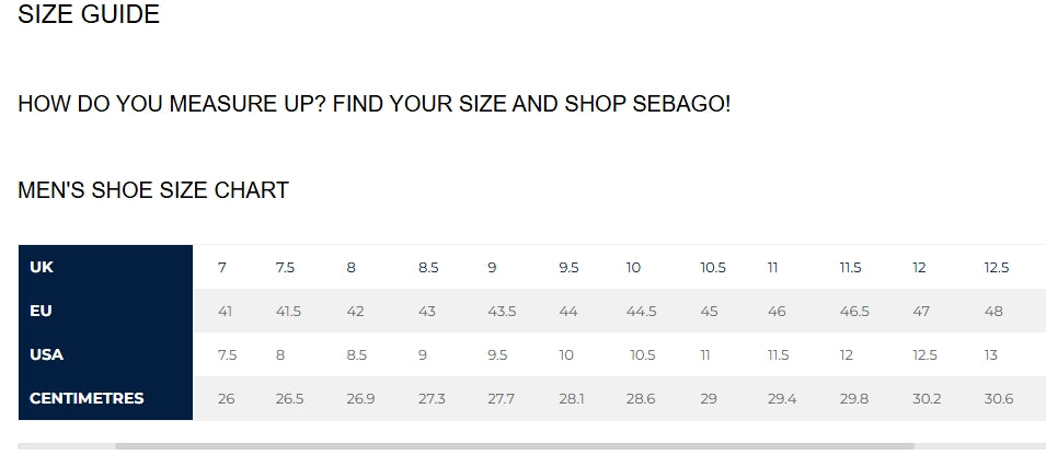 Sebago Mens Triton Leather Boat Shoe