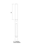 Sta-Lok Swage Stud Closed Body 3mmxM6.