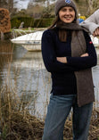 British Wool Unisex Natural Scarf
