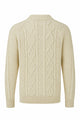 Aran Wool Cable Knit Sweater