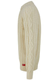 Aran Wool Cable Knit Sweater