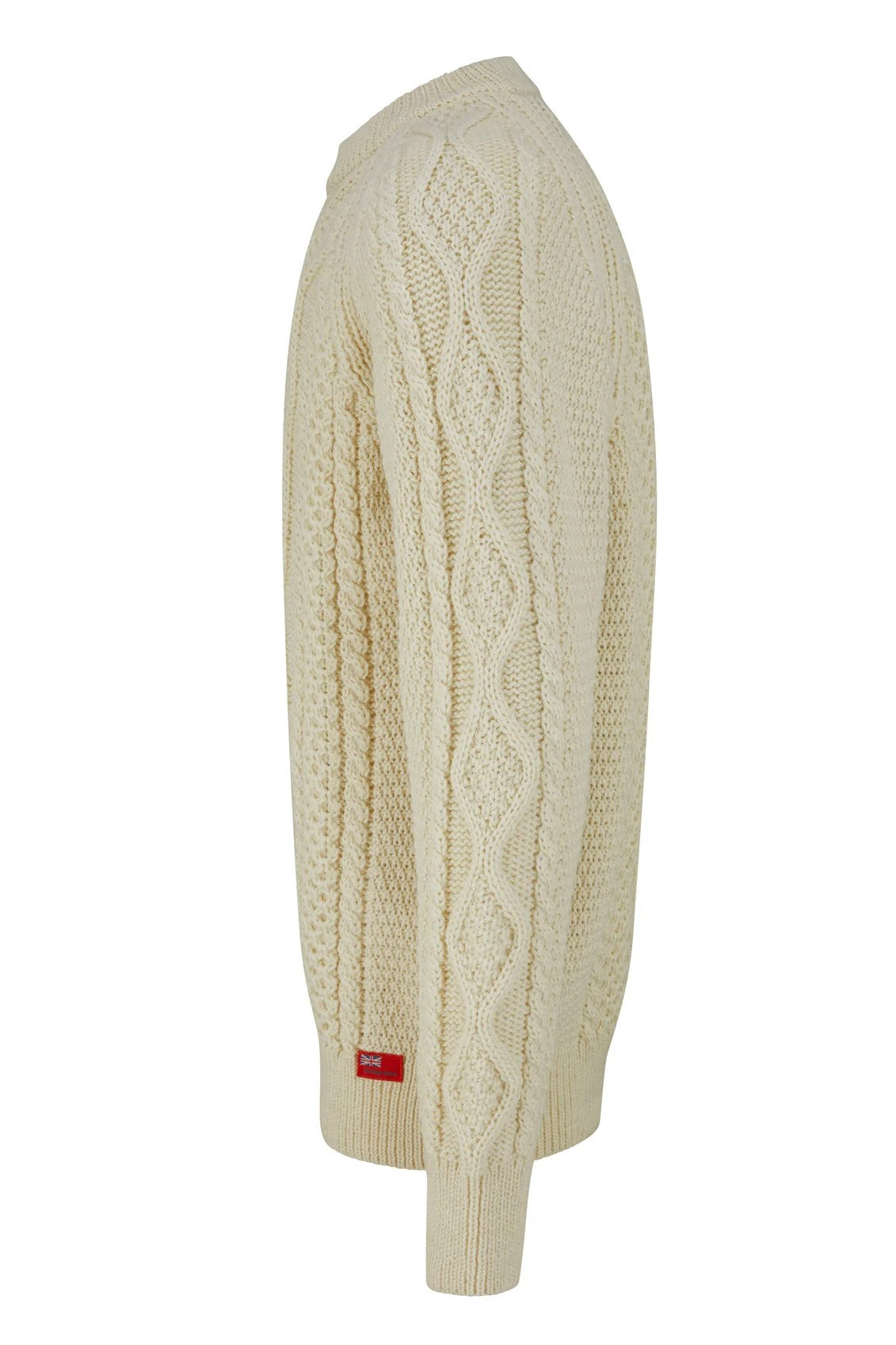 Aran Wool Cable Knit Sweater