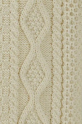 Aran Wool Cable Knit Sweater
