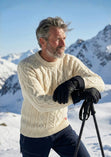 Aran Wool Cable Knit Sweater