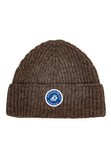 Badge Beanie Wool Unisex Beanie Hat.