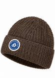 Badge Beanie Wool Unisex Beanie Hat.